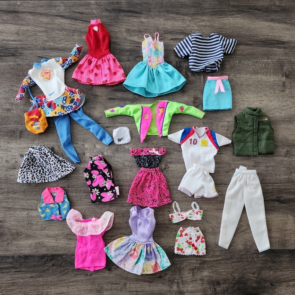 VTG Barbie Doll Clothing Lot